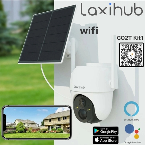 Arenti GO2T 2K 3MP UHD PTZ Outdoor Camera + Solar Panel | Battery, 360° Pan Tilt - Picture 8 of 11